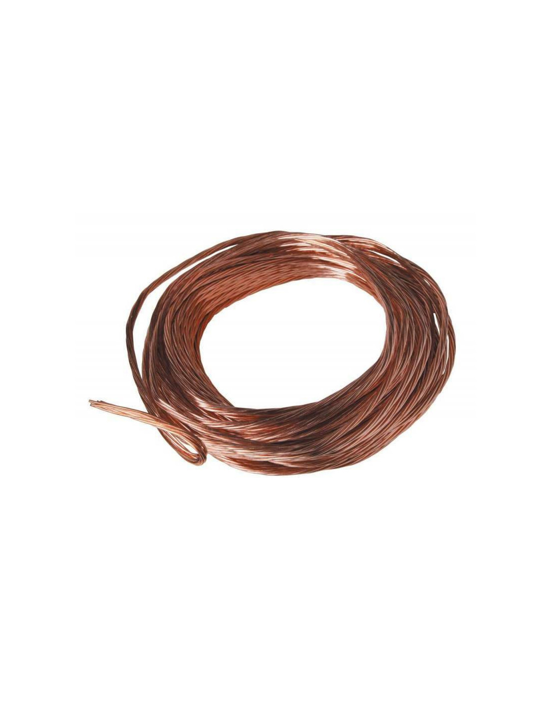 Câble , fil cuivre nu 25 mm² pour prise et mise à la terre 10 mètres