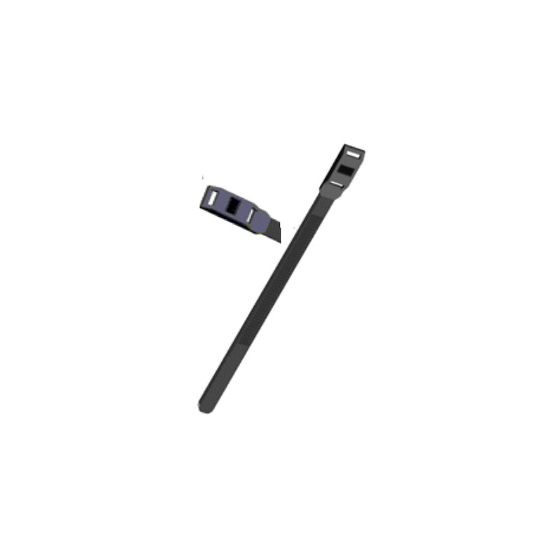 COLLIER RILSAN plastique noir Longueur 360 mm - Largeur 7.5 mm