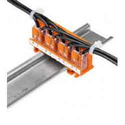 1 Support pour bornes Wago série 221 pour montage sur rail Din réf 221-500 2