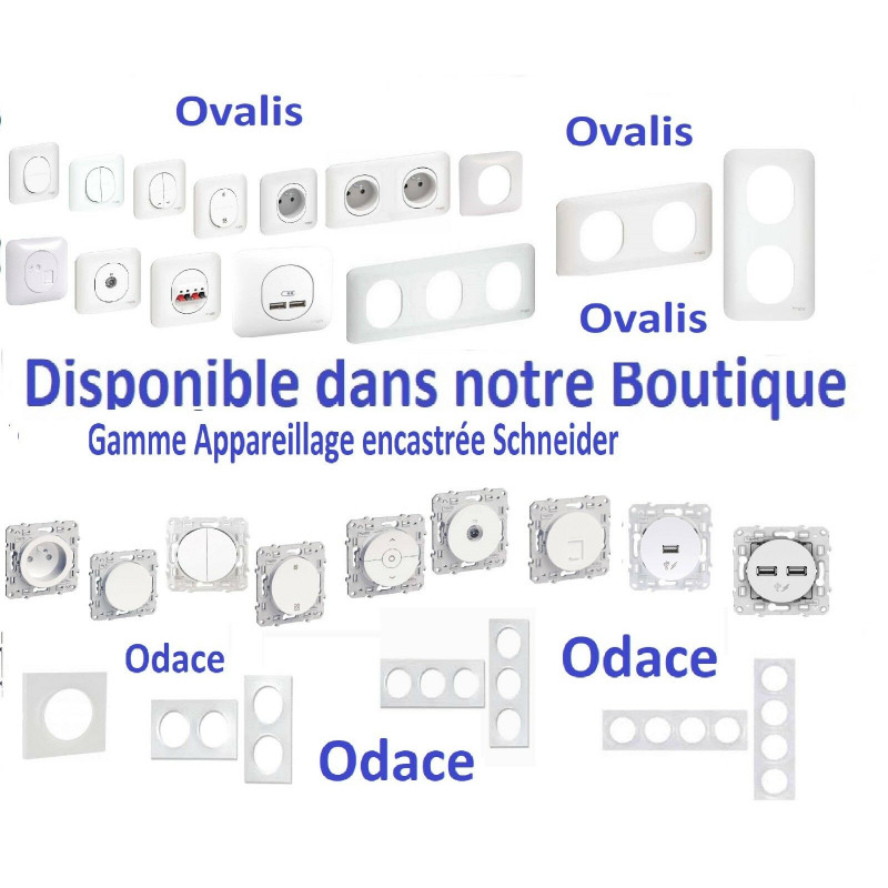Lot de 50 boites placo 1 poste multifix air prof.40mm Schneider IMT35001.