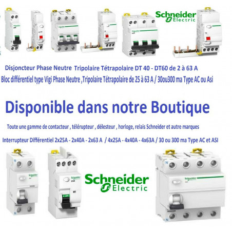 Contacteur chauffe-eau  - 20A  - 2no  - resi9 XP -R9PCTH20  Schneider