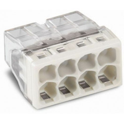 50 Bornes de connexions automatique 8 entrées Wago  réf 2273- 208 2