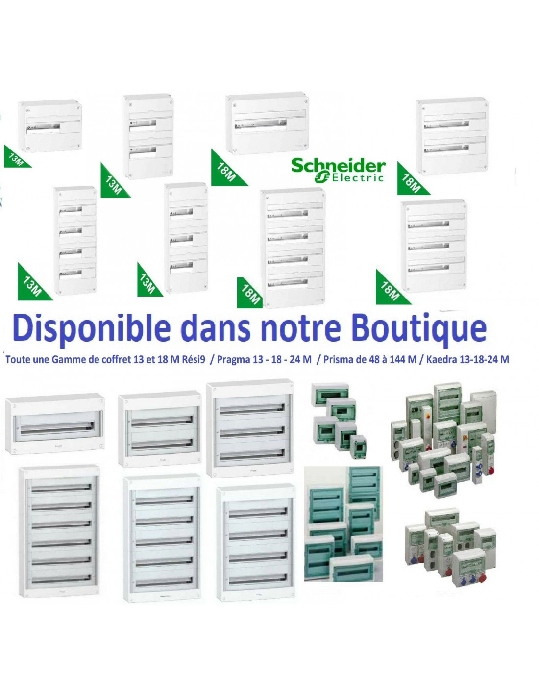 Disjoncteur, Resi9, 1P+N, 20A, Courbe C, 6000 A, 230V Schneider electric