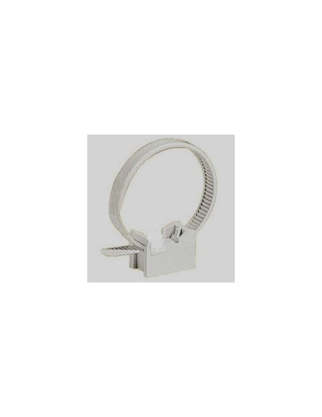 Collier embase Ramtub fixation câbles Ø16-32mm 100 colliers et