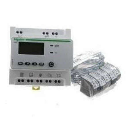 Compteur de consommation  électrique Wiser EM5 + 5tc  Schneider Réf EER39000