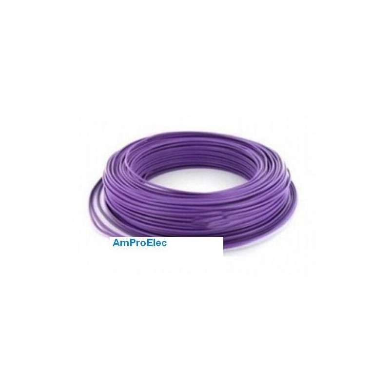 Fil électrique souple HO5/7-VK 0,5-0,75-1-1,5-2,5 mm² 5-10-15-20 m 12 Couleurs