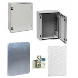 Coffret électrique étanche IP65 porte translucide 400 x 300 x 170 mm