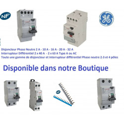 Tableau électrique  26 modules saillie 2 rangées montage saillie ou sur GTL 2