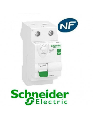 Interrupteur différentiel XE 63A 30ma type AC - auto -230V Schneider R9ERC263