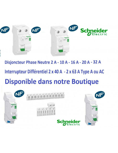 Répartiteur embrochable  5 modules XE Resi9  1P+N 63A -  Schneider R9EXHS05