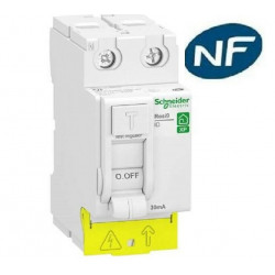 Interrupteur différentiel 2P 63A 30ma type A - Schneider R9PRA263