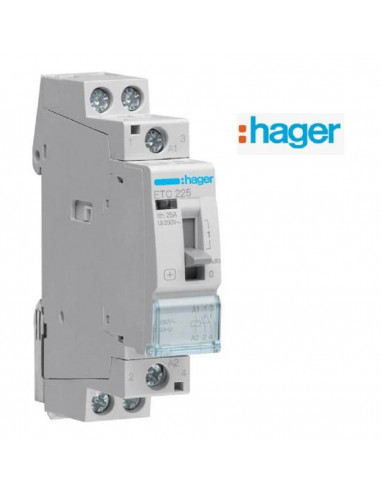 HAGER - LOT PROS - DISJONCTEUR HAGER - 1P+N - 20A - VIS/VIS - RéF