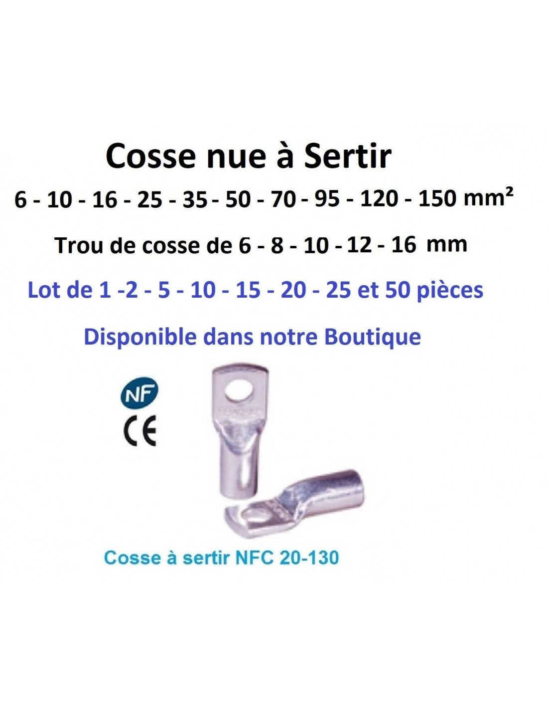 Câble de terre cuivre nu 25mm2 1000V CHAKIRA CÂBLE | Sanifer