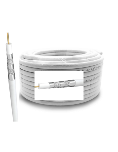 50 m Câble Coaxial TV,  5...