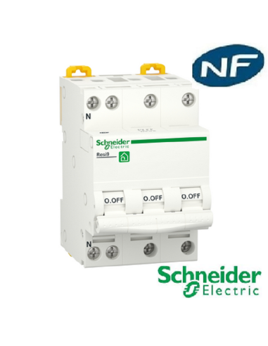 Disjoncteur, Resi9, 2P, 40A, Courbe C, 6000 A, 230V Schneider electric —  Rehabilitaweb