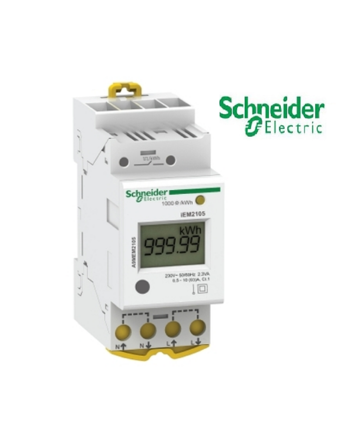 Compteur d'énergie triphasé 63A - multi-tarif - Acti9 iEM - Schneider