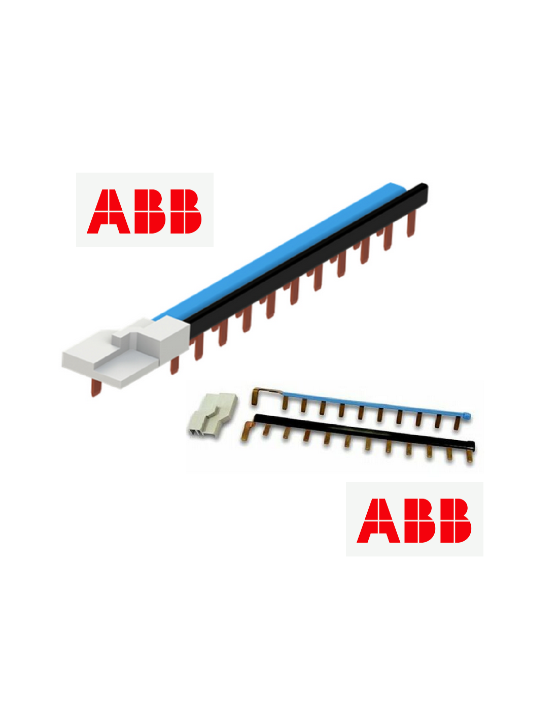 Peigne de raccordement 2X63A ID/DPN 13 modules Digital Electric