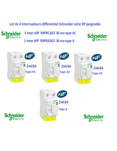 Lot de 4 Interrupteurs...