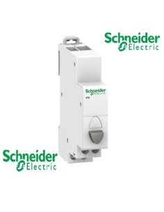 Bouton-poussoir simple gris...