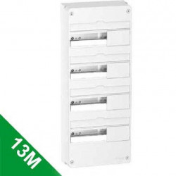 Coffret électrique 52 Modules - 4 Rangées de 13 modules R9H13404