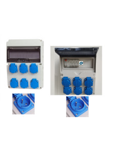 Coffret 6 prises étanches...