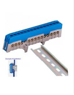 Bornier Barrette  Bleu...
