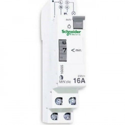 Minuterie duoline 16a schneider 16655 règlable de 1 à 12 minutes