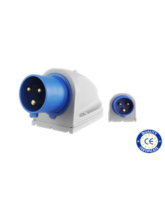 Socle Prise murale mâle CEE...